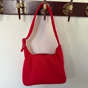 Baggu Mini Nylon Shoulder Bag in Red